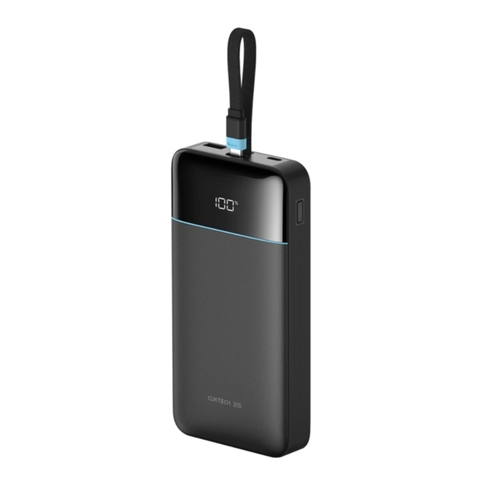 Pin Sạc Dự Phòng CUKTECH 25 SE 25000mAh 120W, Cáp Type-C Tích Hợp, Màn Hình Hiển Thị, Sạc Nhanh - LPB252N