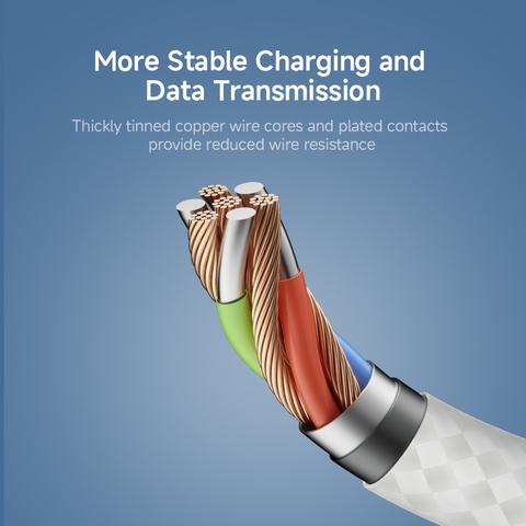 Cáp sạc C to C 60W CukTech CTC315P sạc nhanh, bền bỉ và an toàn vượt trội