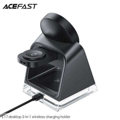 Giá đỡ kiêm sạc không dây 3 trong 1 để bàn ACEFAST E17