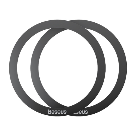 Vòng Kim Loại MagSafe Baseus Halo Series Magnetic Metal Ring cho iPhone 13/12 Series ( Bộ 2 miếng, Hút nam châm, Dùng cho phụ kiện MagSafe Apple)