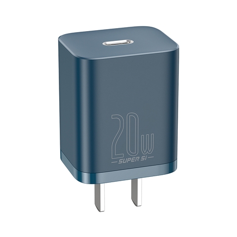 Bộ sạc nhanh, nhỏ gọn Baseus Super Si Quick Charger 20W dùng cho IP (Type C, 20W/18W, PD/ QC3.0 Quick charger)