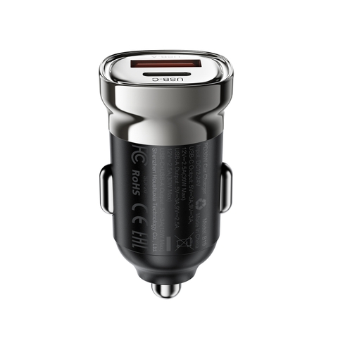 Tẩu Sạc Nhanh Ô Tô ACEFAST B19 30W, USB-C + USB-A, Hỗ Trợ PD/QC Sạc Nhanh, Thiết Kế Mini Nhỏ Gọn, Bảo Vệ An Toàn Đa Tầng