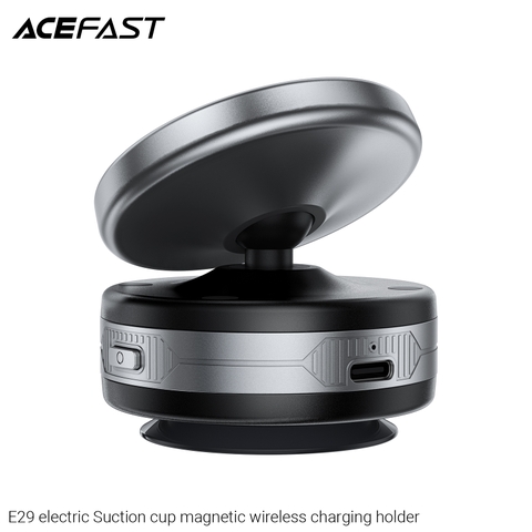 Giá đỡ điện thoại từ tính kèm sạc không dây Acefast E29