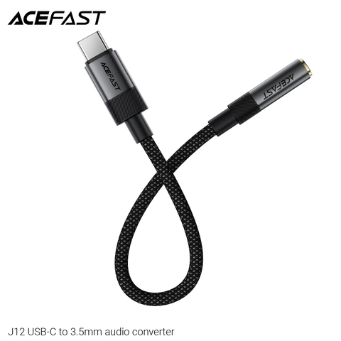 Bộ chuyển đổi âm thanh ACEFAST J12 USB-C sang 3.5mm