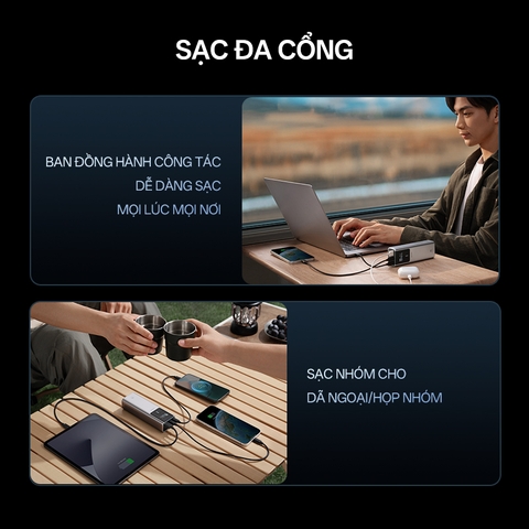 Pin dự phòng Cuktech No.10 Plus Power Bank 15.000mAh 150W PD3.0/PPS5A/QC/Mi Turbro 120W – PB150P