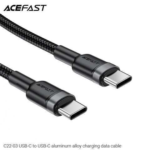 Cáp sạc và truyền dữ liệu ACEFAST C22-03 USB-C to USB-C 60W