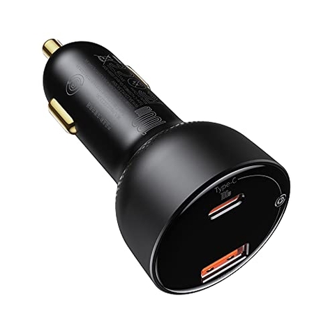 Tẩu sạc công suất cao 100W Superme Digital Display PPS Dual Quick Charger Car Charger (100W, 12V đến 24V)