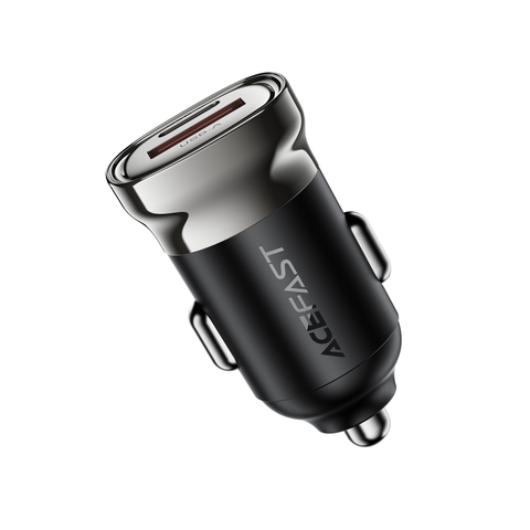 Tẩu Sạc Nhanh Ô Tô ACEFAST B19 30W, USB-C + USB-A, Hỗ Trợ PD/QC Sạc Nhanh, Thiết Kế Mini Nhỏ Gọn, Bảo Vệ An Toàn Đa Tầng