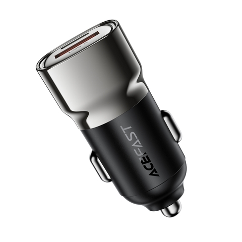 Tẩu Sạc Nhanh Ô Tô ACEFAST B20 45W, USB-C + USB-A, Hỗ Trợ PD/QC Sạc Nhanh, Thiết Kế Mini Nhỏ Gọn