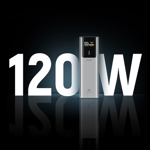 Pin dự phòng Cuktech No.10 Power Bank 10.000mAh 150W PD3.0/PPS5A/QC/Mi Turbo 120W – PB100P