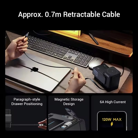 Trạm sạc để bàn CUKTECH 15 Charging Station Ultra GaN 140W – TA1406U