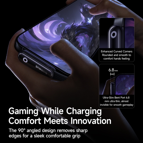 Cáp Sạc Nhanh C to C Baseus MVP 3 100W (480Mbps, 90° Elbow Design)