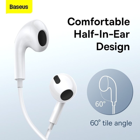 Tai Nghe Type-C Baseus Encok lateral in-ear Wired Earphone C17 Cho Smartphone & iPad Pro