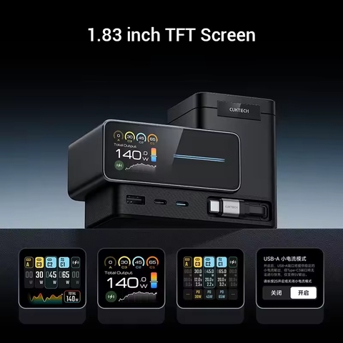 Trạm sạc để bàn CUKTECH 15 Charging Station Ultra GaN 140W – TA1406U