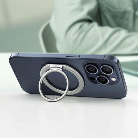 Giá đỡ điện thoại từ tính ACEFAST P1 cho iPhone 15 / 14 / 13 / 12 series – Chất liệu hợp kim nhôm, kiêm chân chống