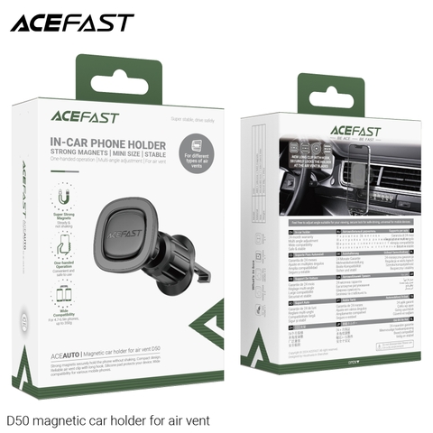 Giá Đỡ Điện Thoại Từ Tính Gắn Cửa Gió Acefast D50