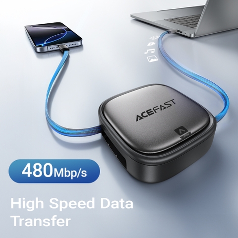 Bộ du lịch đa năng ACEFAST J3 kèm cáp sạc dữ liệu rút gọn