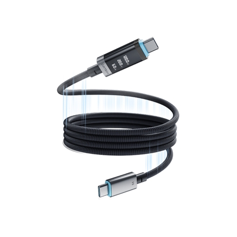 Cáp Cuktech từ tính Type-C to C 6A 240W 1.5m CMC615