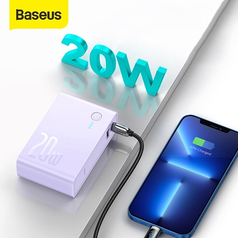 Cốc sạc nhanh kiêm pin sạc dự phòng Baseus Power Station 2 Power Bank Adaptor 10000mAh 20W PD/QC3.0