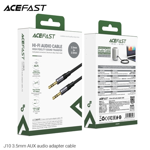 Cáp âm thanh ACEFAST J10 (3.5mm – 3.5mm)