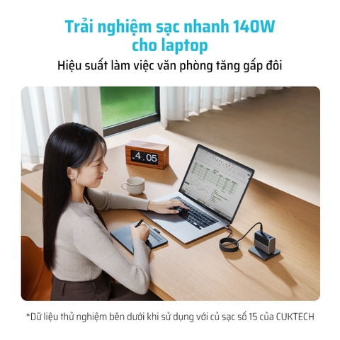 Cáp dù Cuktech C to C 6A 240W hít từ tính PD3.1/Mi Turbro – CMC610/615