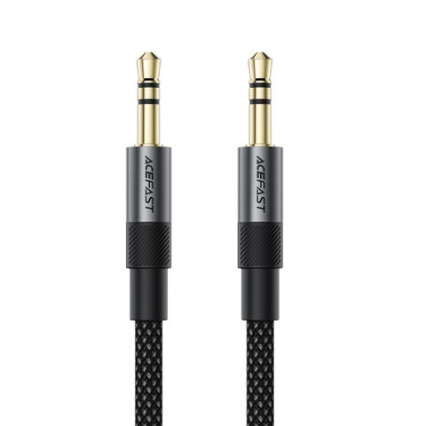 Cáp Âm Thanh AUX 3.5mm Sang 3.5mm ACEFAST J10 Truyền Âm Thanh Hi-Fi Cao Cấp Màu Đen