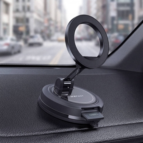 Giá Đỡ Điện Thoại Nam Châm Ô Tô ACEFAST D70, Hít Chân Không Chắc Chắn, Xoay 360°, Điều Chỉnh Góc Kép, Gập Gọn Tiện Lợi