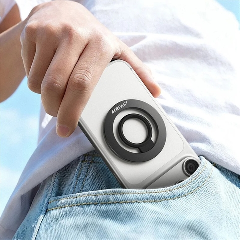 Vòng Đỡ Điện Thoại Nam Châm ACEFAST E35 – Vòng Silicon Mềm Siêu Mỏng, Khung Hợp Kim Nhôm