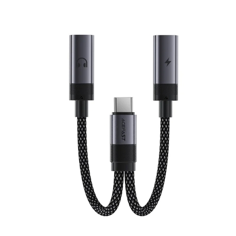 Cáp Chuyển Đổi Âm Thanh & Sạc ACEFAST J14 – Adapter Chia USB-C Vừa Sạc Vừa Nghe Nhạc