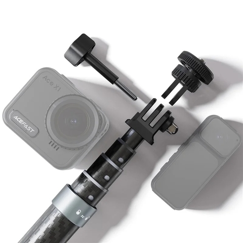 Gậy Chụp Ảnh Selfie ACEFAST E38 Sợi Carbon 1.2m – Kéo Dài 5 Nấc