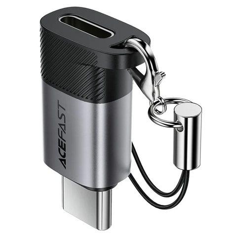 Adapter Chuyển Đổi ACEFAST J19 L sang USB-C – Sạc Nhanh 60W / Truyền Dữ Liệu / Thiết Kế Nhỏ Gọn