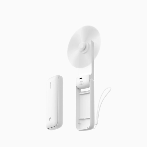 AECOOLY Pocket 01 – Quạt Cầm Tay Gập Gọn, Pin 2000mAh, 3 Chế Độ Gió, 3600rpm, Thời Gian Dùng 17h