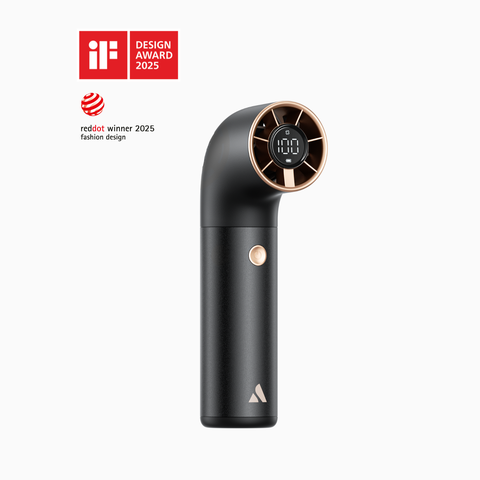 Quạt Cầm Tay AECOOLY Aero Ultra (4500mAh, 15.7H, 7 Speed Settings, LED Digital Display, 19000RPM)