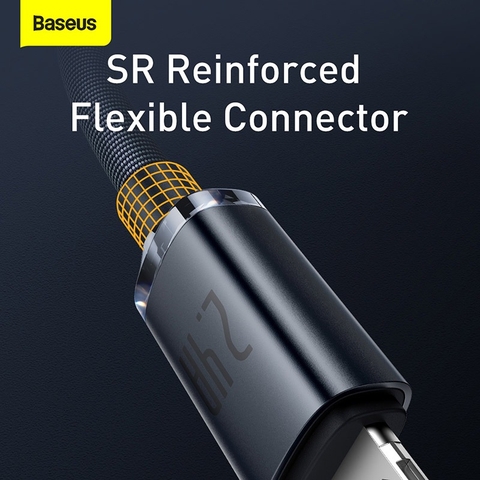 Cáp sạc nhanh, truyền dữ liệu tốc độ cao siêu bền Baseus Crystal Shine Series Fast Charging Data Cable 2.4A ( For IP )