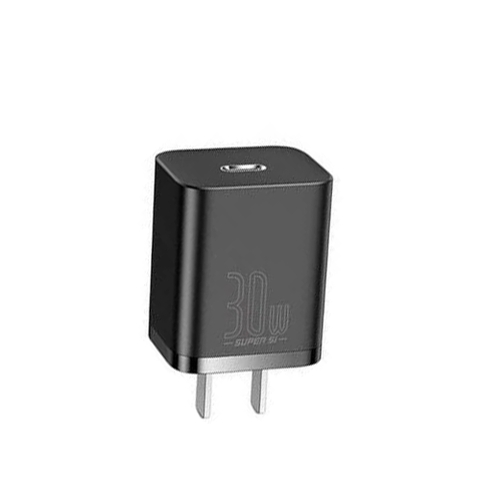 Củ sạc nhanh Baseus Super Si Quick Charger 30W dùng cho iPhone/ Samsung/ OPPO (30W, Type C, PD/ QC3.0 Quick charger)