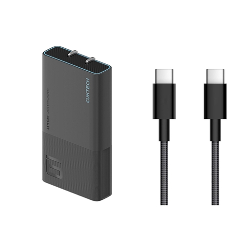 Sạc nhanh Cuktech Ultra-thin GaN Charger 65W (2C) PD3.0/PPS2.0/QC4.0 – AC65S