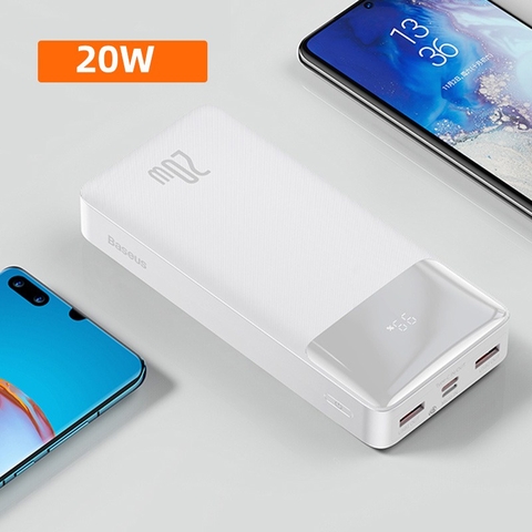 Pin Dự Phòng Baseus Bipow Digital Display Power Bank 10000mAh / 20000mAh / 30000mAh 20w