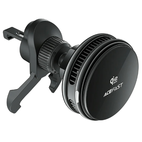 Giá Đỡ Điện Thoại Ô Tô ACEFAST D66 Sạc Không Dây Từ Tính Qi2 25W Tích Hợp Quạt Tản Nhiệt, Gắn Cửa Gió Điều Hòa, Hỗ Trợ MagSafe