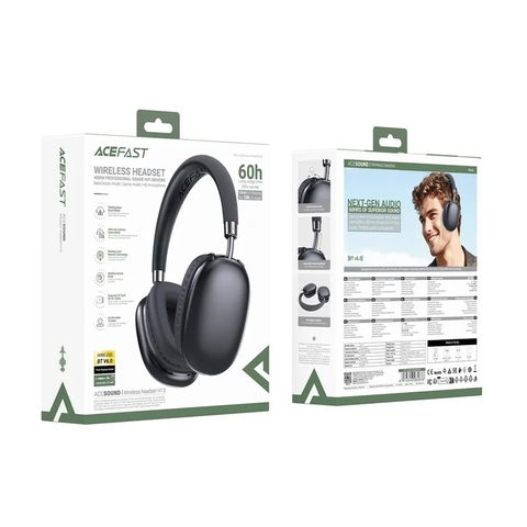 Tai Nghe Bluetooth Chụp Tai ACEFAST H13 Độ Trễ Thấp, Âm Thanh Hi-Fi, Kết Nối Bluetooth 6.0 Ổn Định