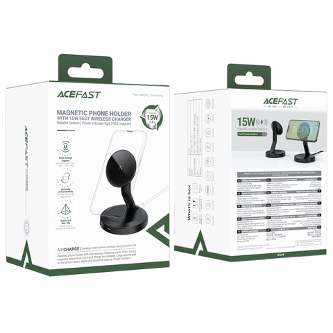 Giá đỡ điện thoại nam châm kiêm sạc không dây ACEFAST E26