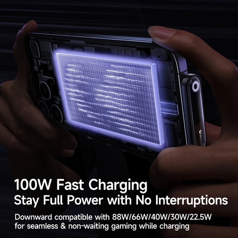 Cáp Sạc Nhanh USB to Type-C Baseus MVP 3 100W (480Mbps, 90° Elbow Design)