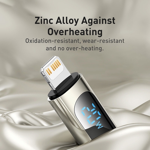 Cáp sạc nhanh tích hợp màn hình LED Baseus Display Fast Charging Data Cable Type-C to IP 20W