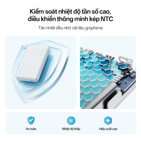 Sạc Dự Phòng Không Dây Đa Năng Cuktech WPB100N 10000mAh