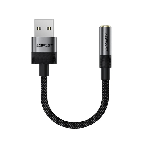 Bộ Chuyển Đổi Âm Thanh ACEFAST J13 USB-A Sang Jack 3.5mm Hi-Fi Truyền Tải Âm Thanh Độ Trung Thực Cao