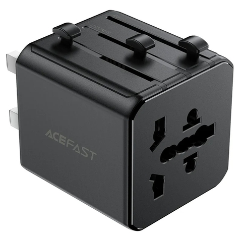 Bộ Chuyển Đổi Ổ Cắm Du Lịch Toàn Cầu ACEFAST Z11 2500W – Adapter Du Lịch Đa Năng Tiện Lợi