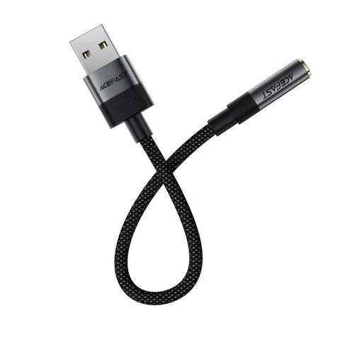Bộ Chuyển Đổi Âm Thanh ACEFAST J13 USB-A Sang Jack 3.5mm Hi-Fi Truyền Tải Âm Thanh Độ Trung Thực Cao
