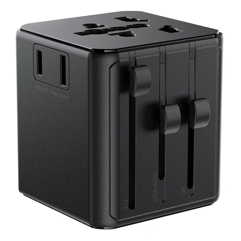 Bộ Chuyển Đổi Ổ Cắm Du Lịch Toàn Cầu ACEFAST Z11 2500W – Adapter Du Lịch Đa Năng Tiện Lợi