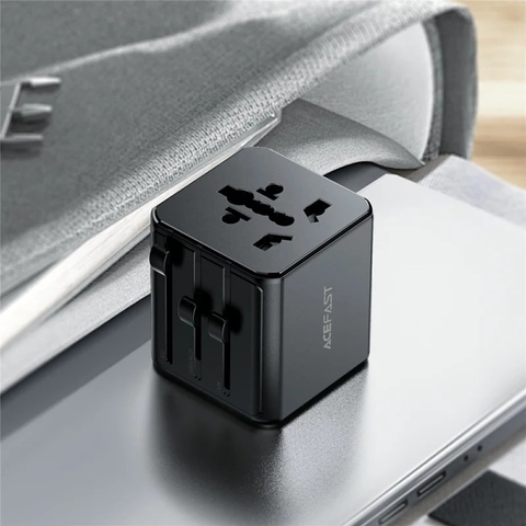 Bộ Chuyển Đổi Ổ Cắm Du Lịch Toàn Cầu ACEFAST Z11 2500W – Adapter Du Lịch Đa Năng Tiện Lợi