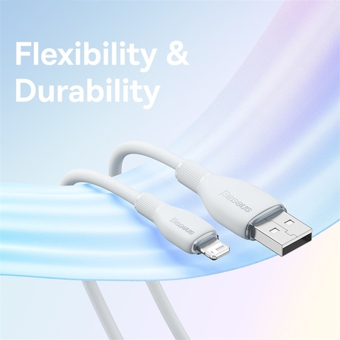 Cáp Sạc Nhanh Cho iPhone iPad Baseus Pudding Series USB to Lightning 2.4A (Fast Charging Data Cable)