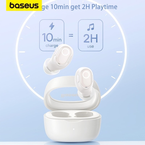 Tai Nghe Không Dây Baseus Bowie WM02 Plus True Wireless Earphones (Bluetooth V5.3, 50h sử dụng, Kích thước nhỏ gọn, Thời